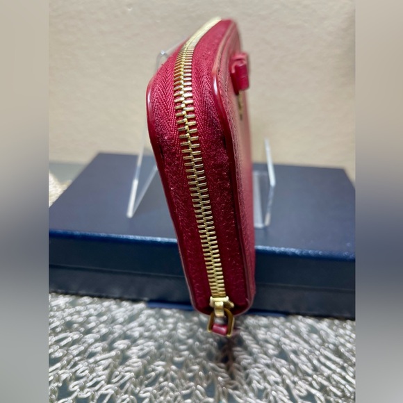 PRADA Portafoglio Lampo Vitello Phenix Long Zip Wallet - Picture 6 of 11